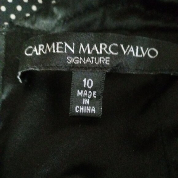 Whimsy Summer Elegance Maxi Halter Dress Size 10 Black Polka Dot Cocktail - Picture 8 of 9